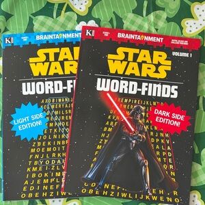 Star Wars Word-Finds Puzzle Books - Black, Yellow, Red